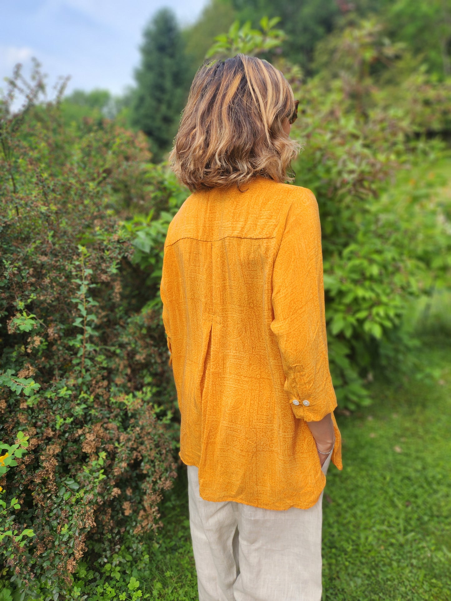 Soie jaune