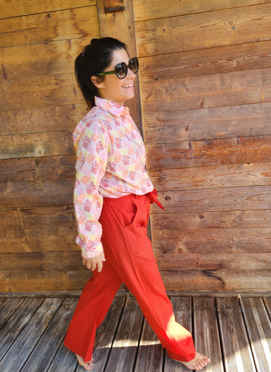 chemise corail