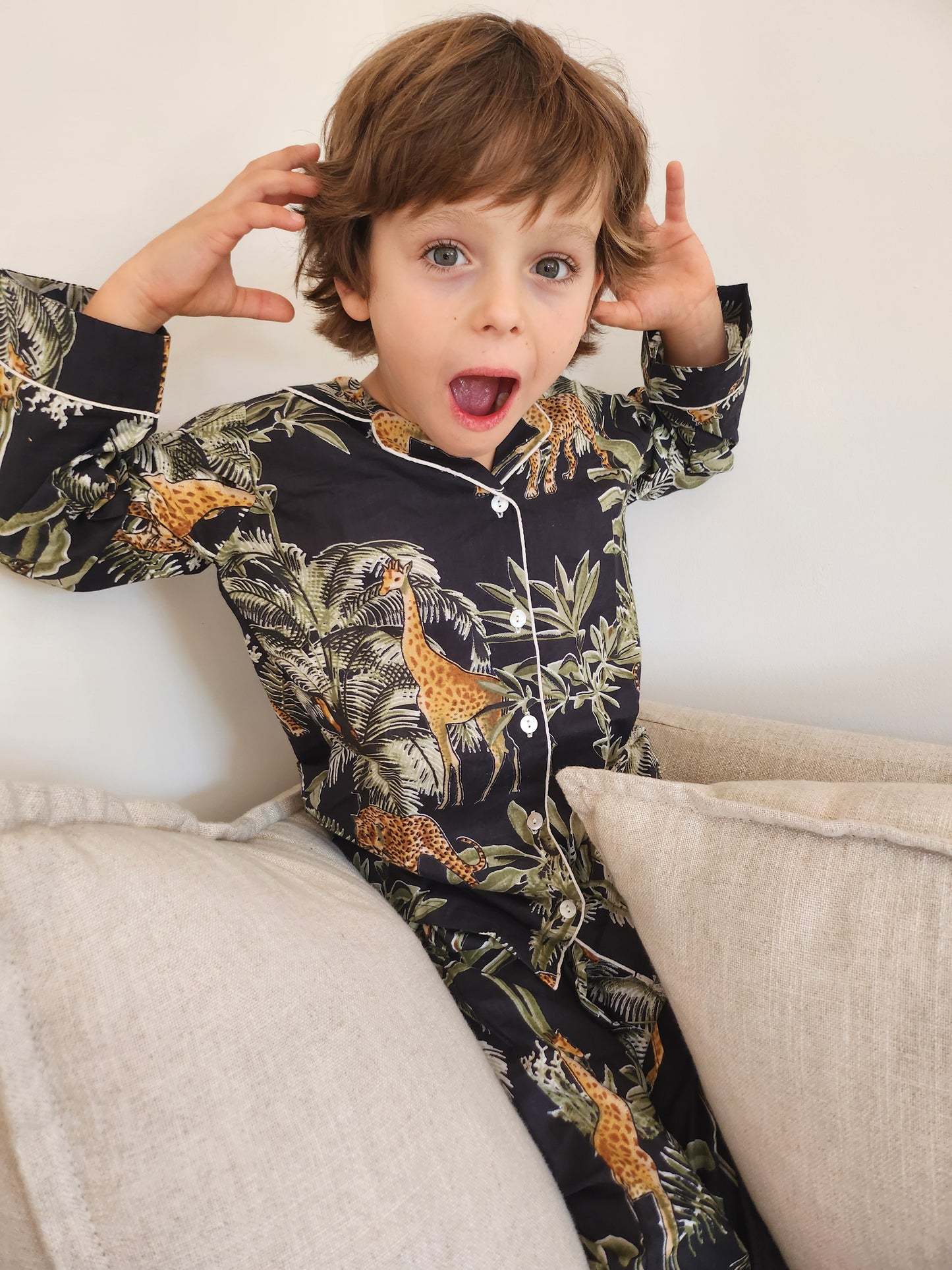 pyjama enfant jungle