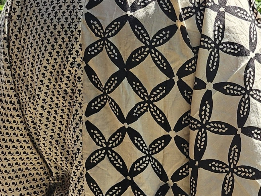 Kaftan bagru "jeu de madame"