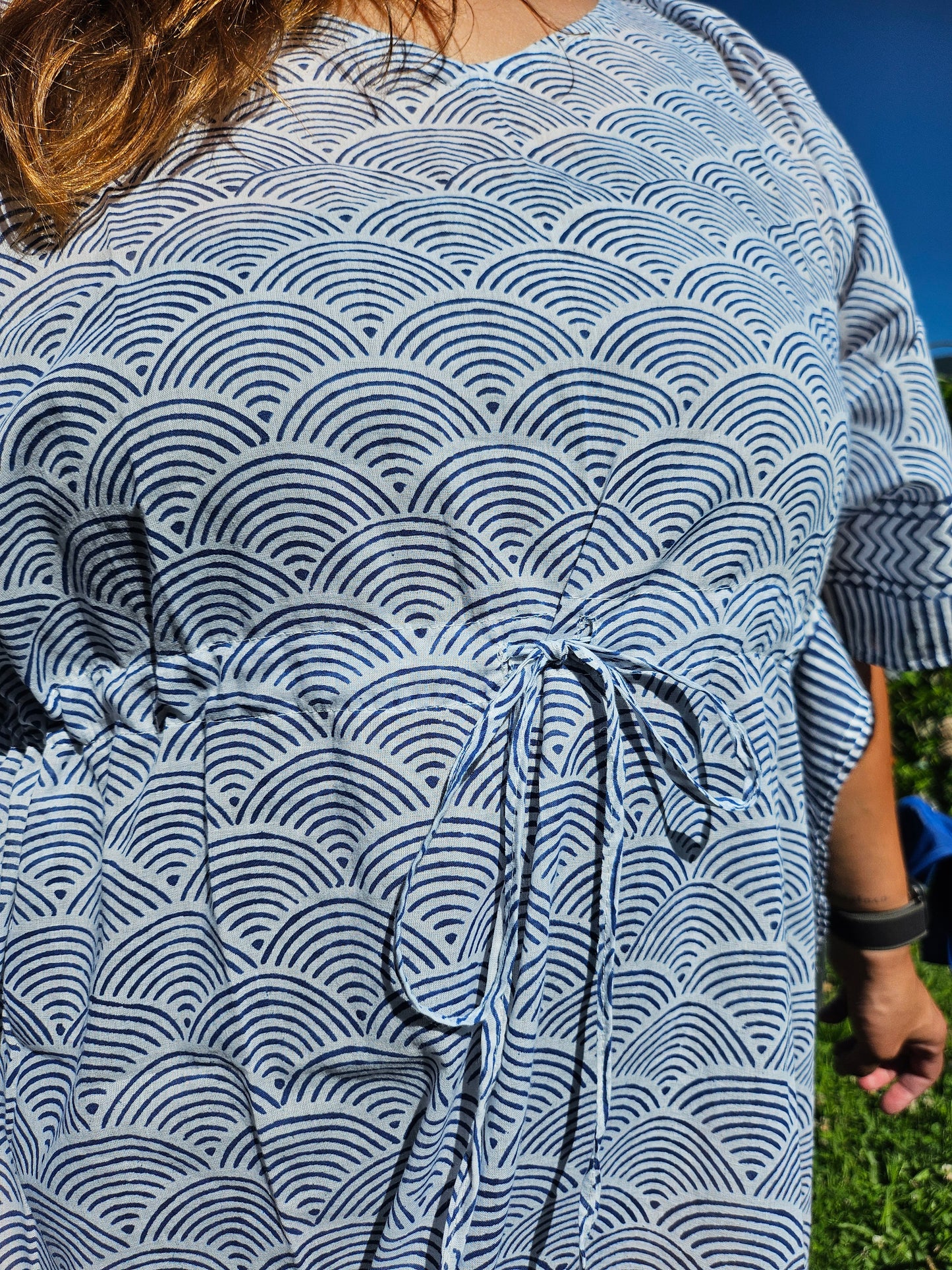 Kaftans long "l'arc en bleu"
