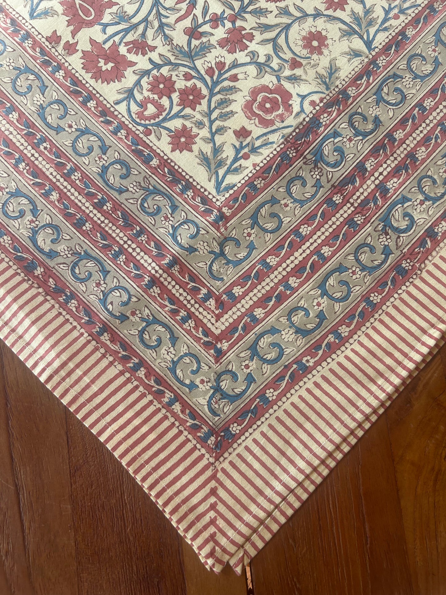 Block print tablecloths