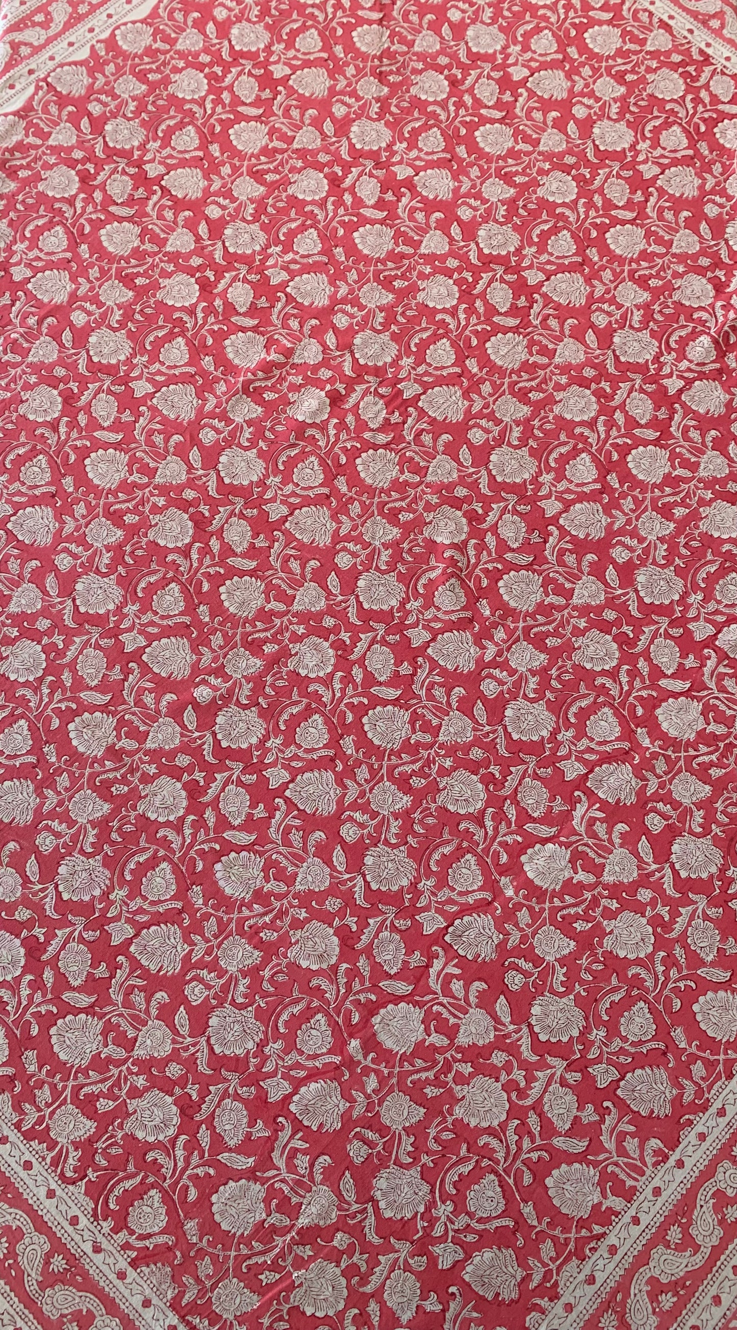 Nappes block print 150X150 cm