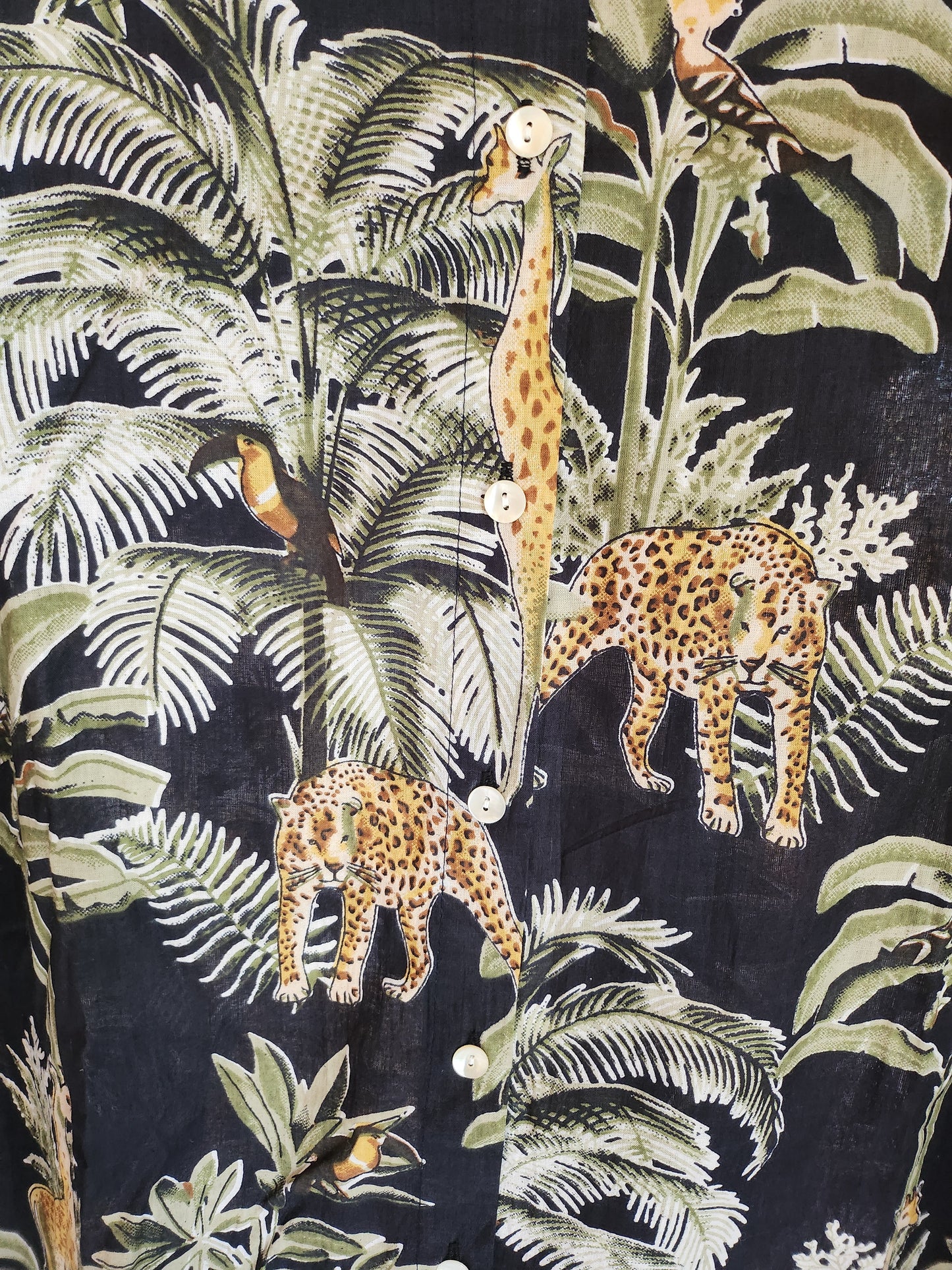 Robe chemise "jungle"