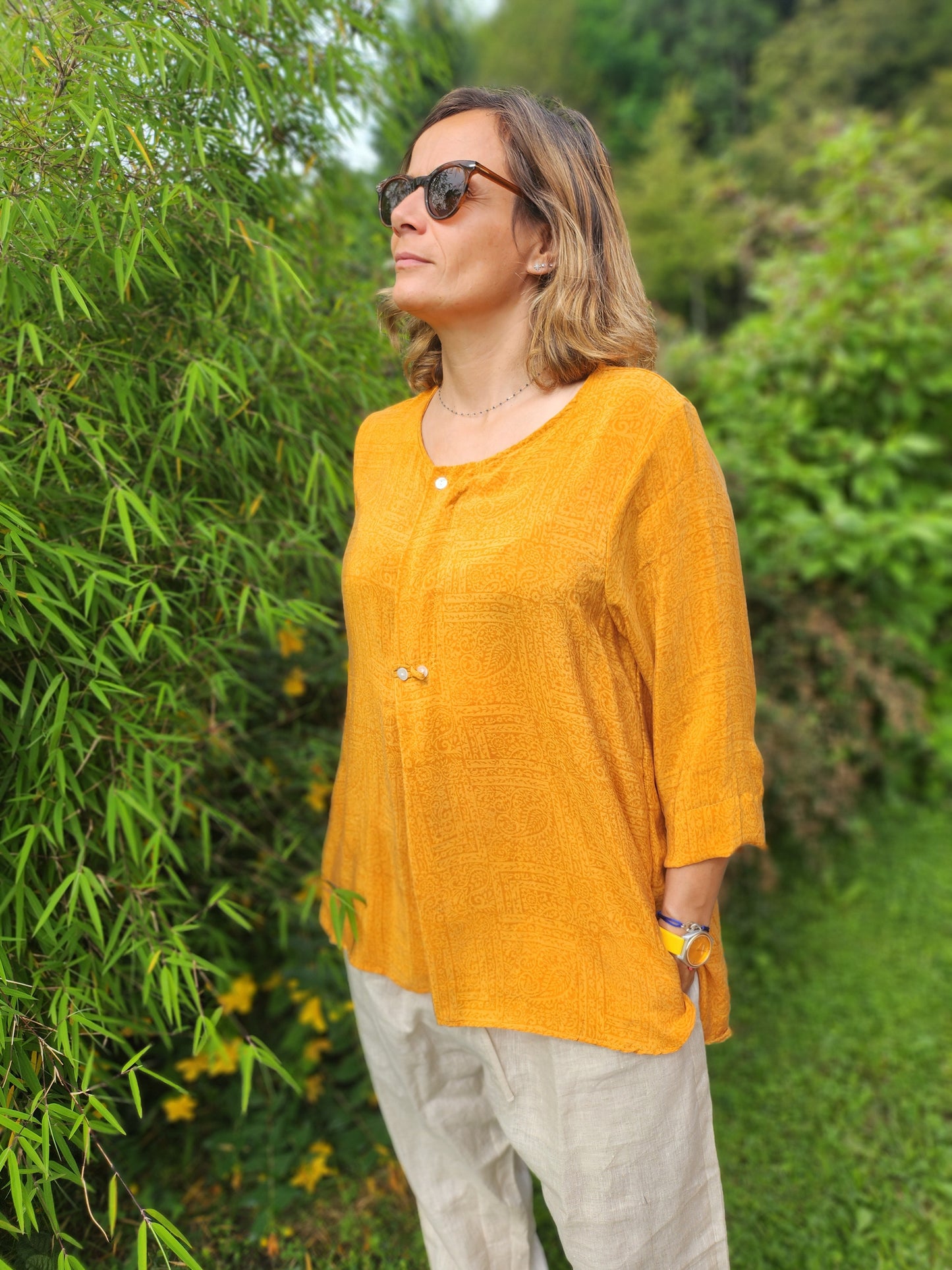 Soie jaune