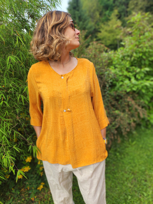 Soie jaune