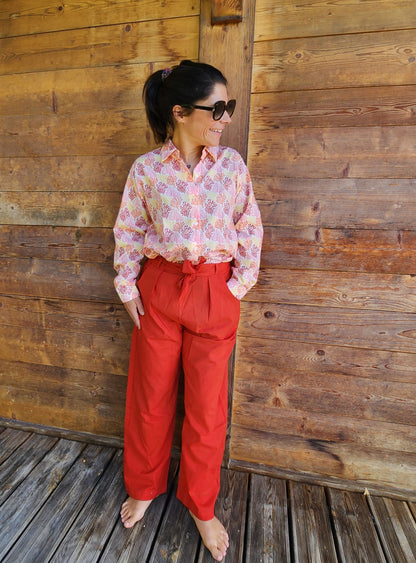 chemise corail