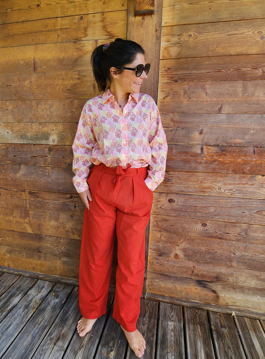 chemise corail