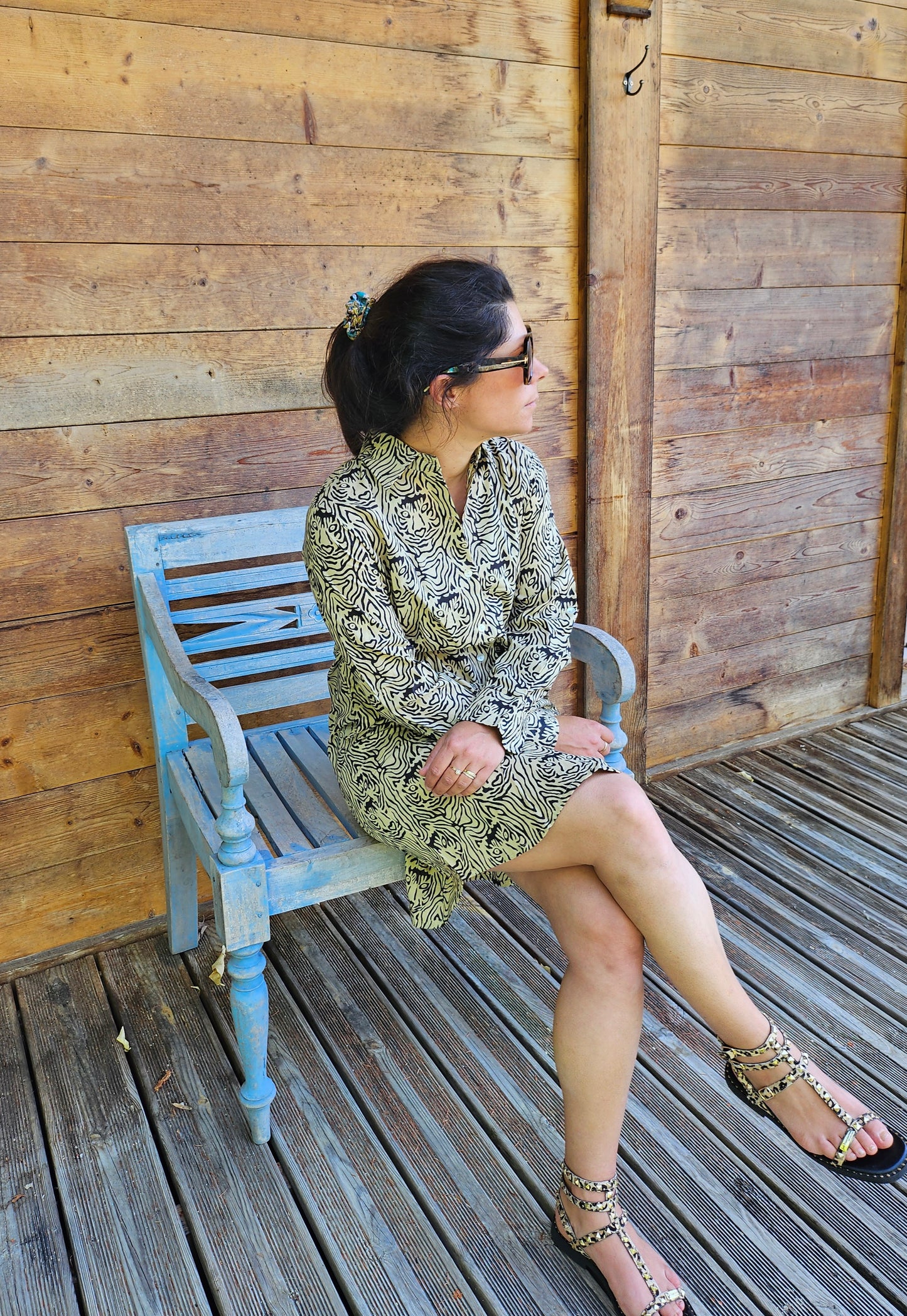 Robe chemise "tigre"