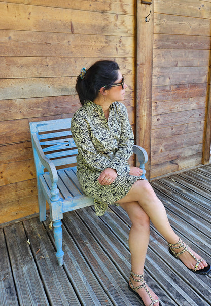Robe chemise "tigre"
