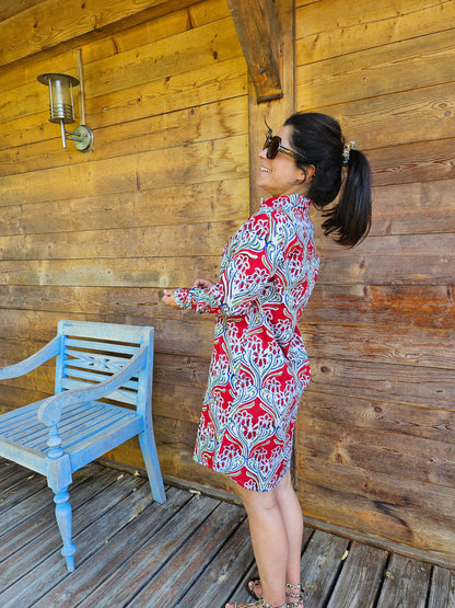 Robe chemise "La rouge"