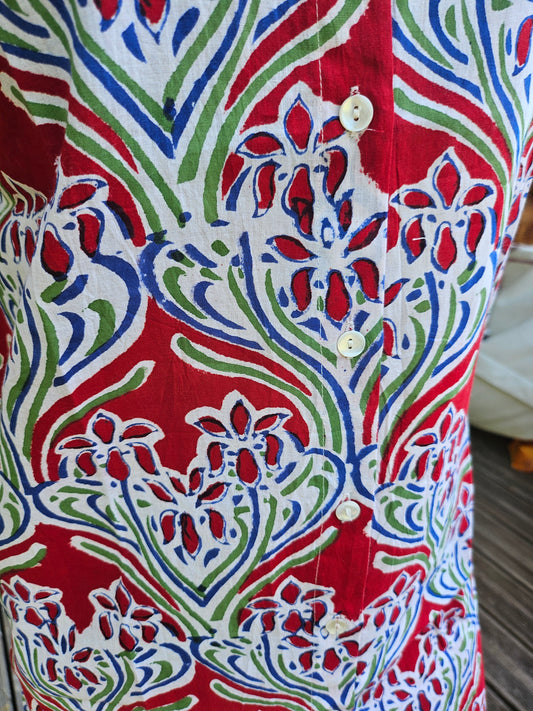 Robe chemise "La rouge"