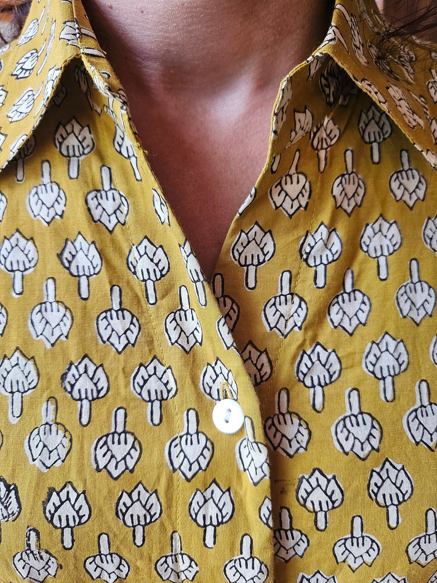 Robe "Delhinette" bagru (Disponible en 2 imprimés)