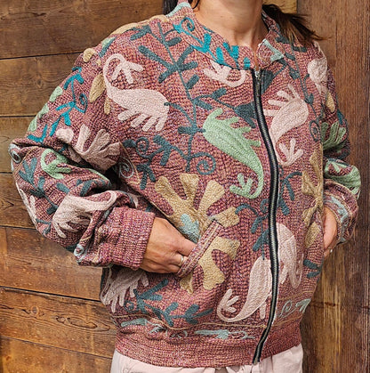 "La Rose Brûlée" Bomber