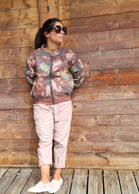 "La Rose Brûlée" Bomber