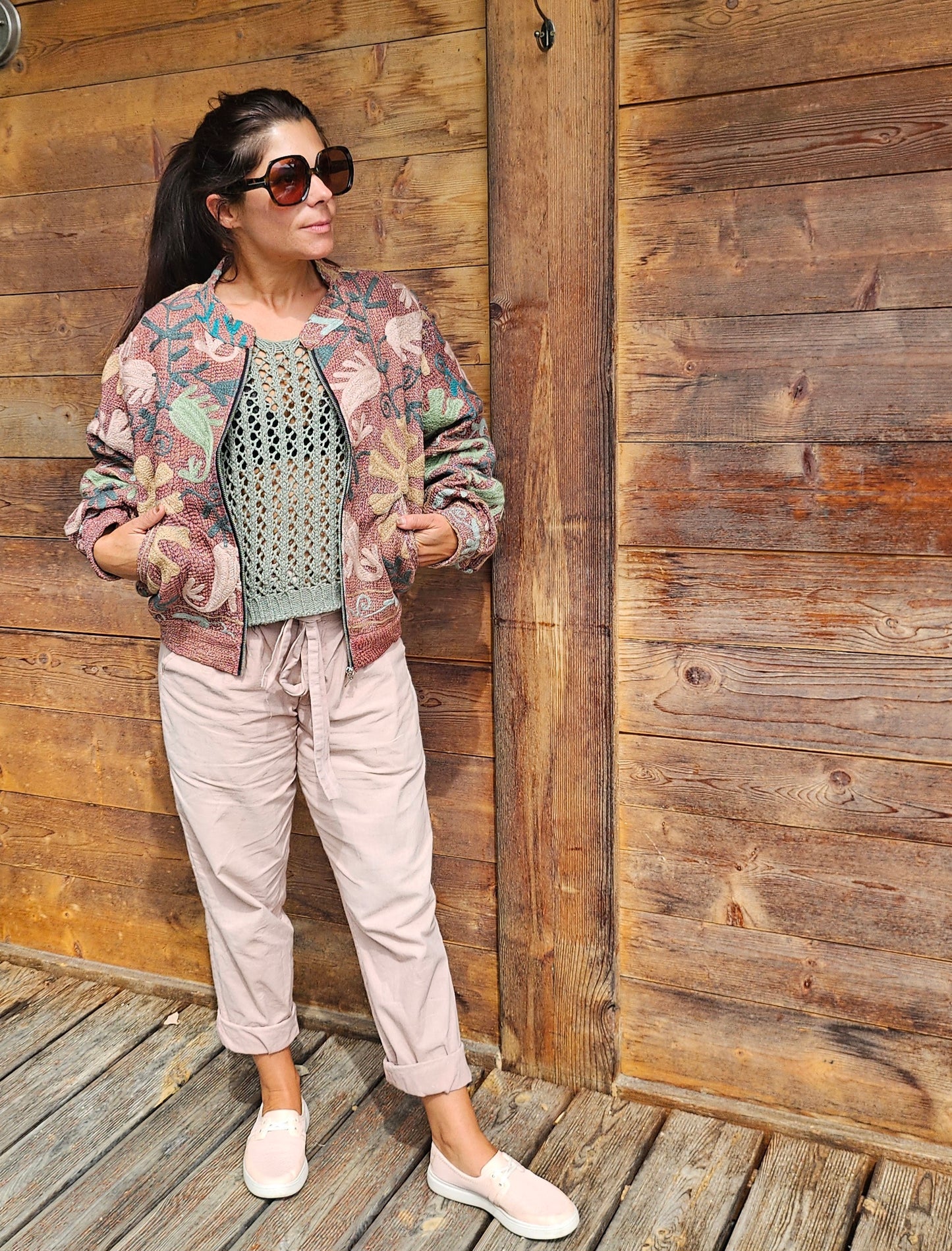 "La Rose Brûlée" Bomber