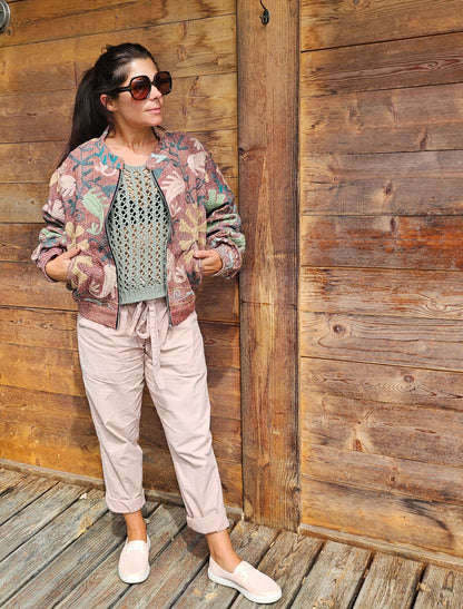 "La Rose Brûlée" Bomber