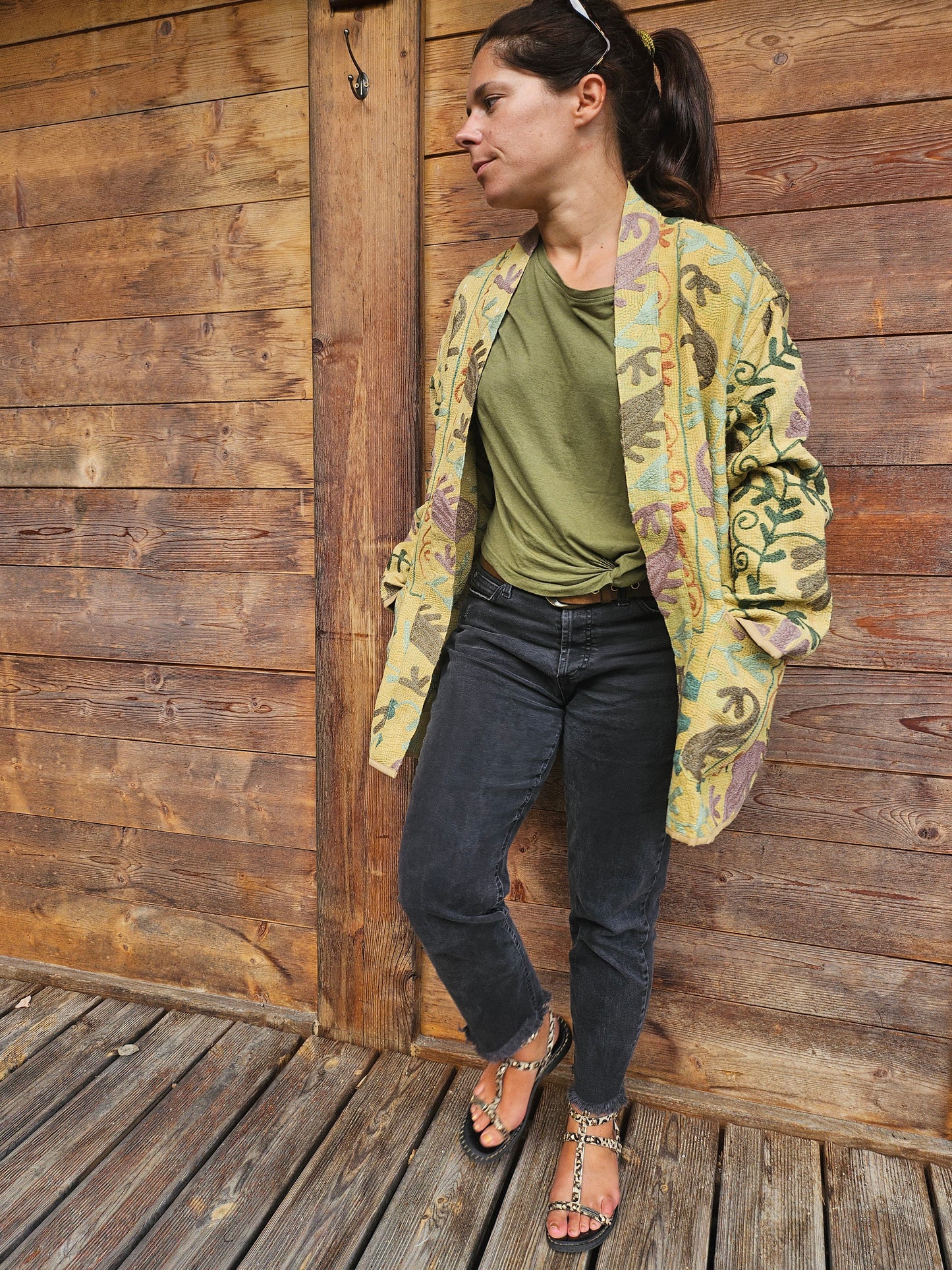 "L'attrape Rêve" Gilet Kimono