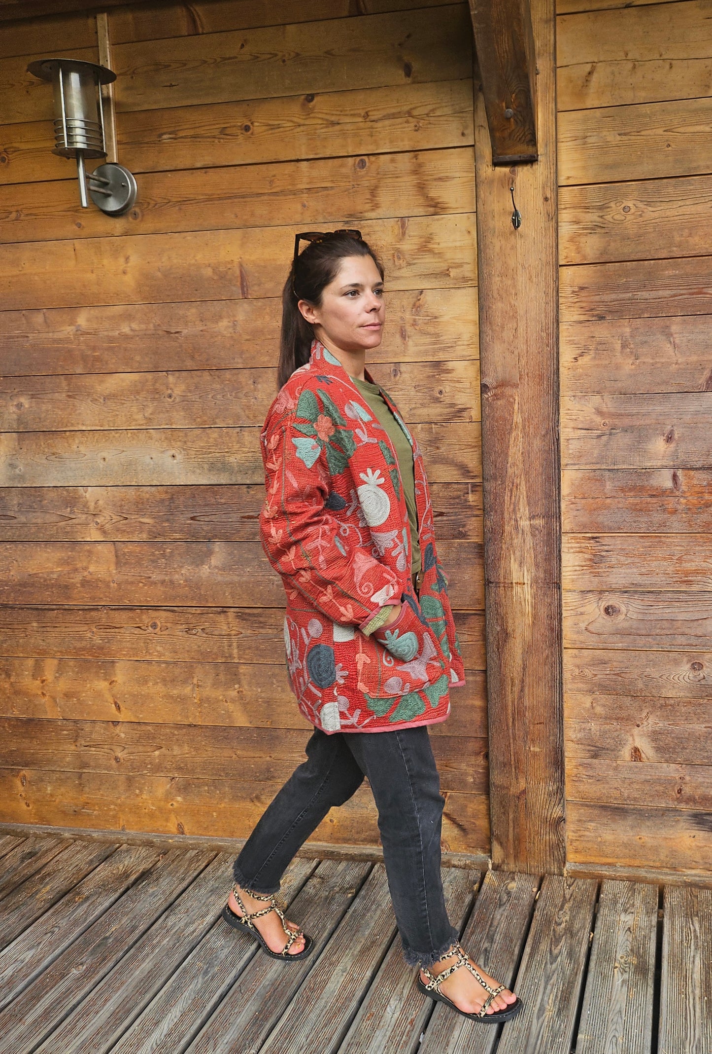 "Le Ketchup et Condiments" Gilet Kimono