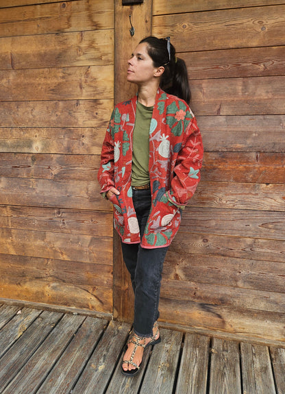 "Le Ketchup et Condiments" Gilet Kimono