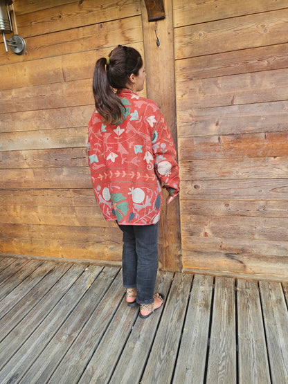 "Le Ketchup et Condiments" Gilet Kimono