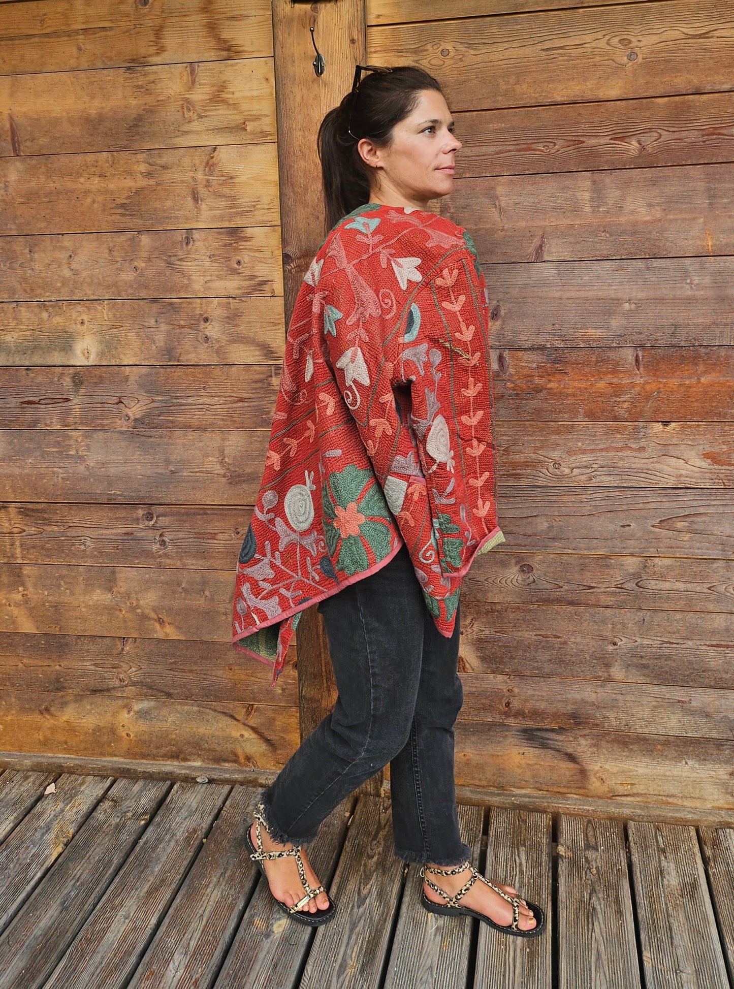 "Le Ketchup et Condiments" Gilet Kimono