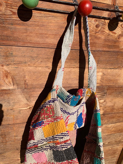Grand sac cabas Kantha