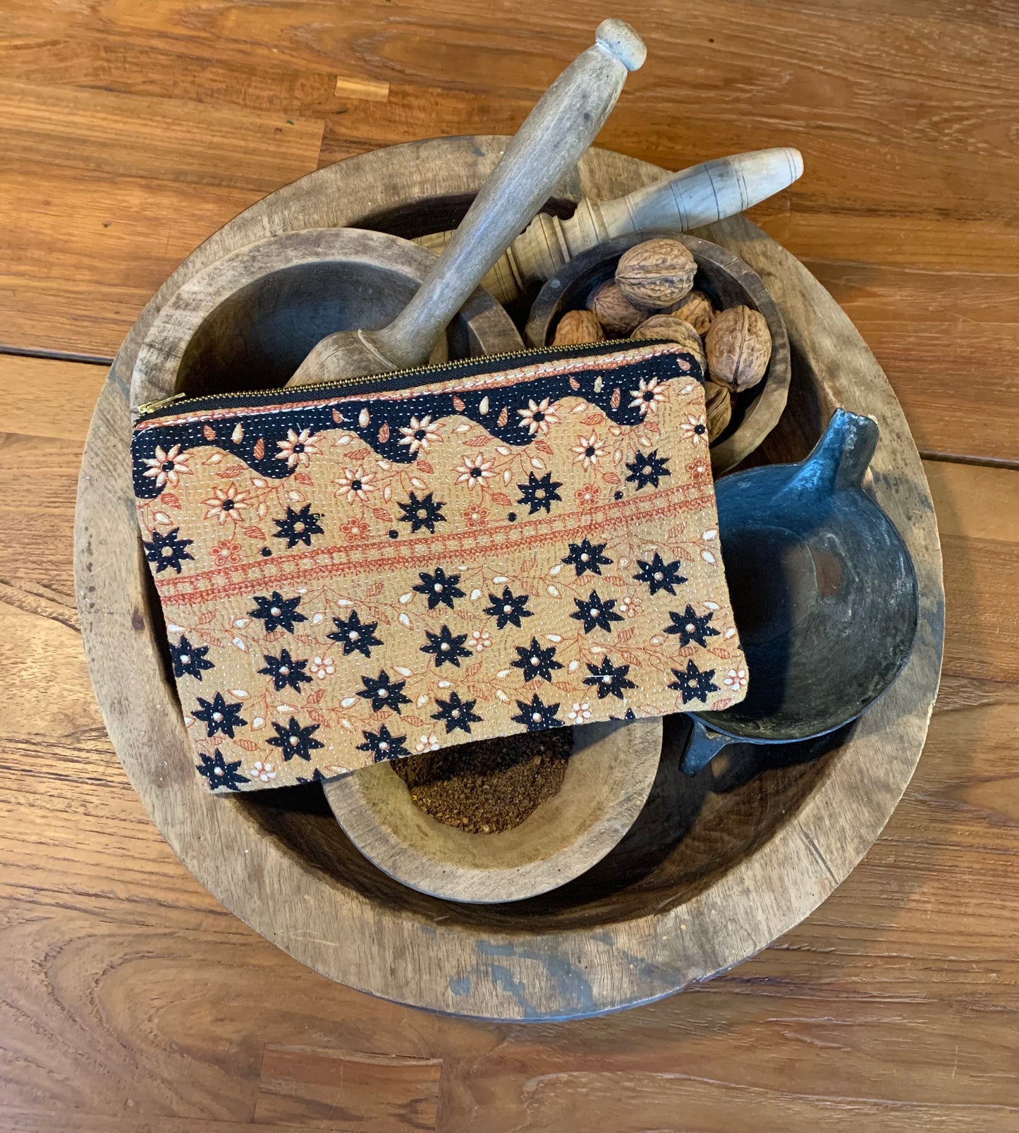 Pochettes moyenne kantha ancien 15X25cm