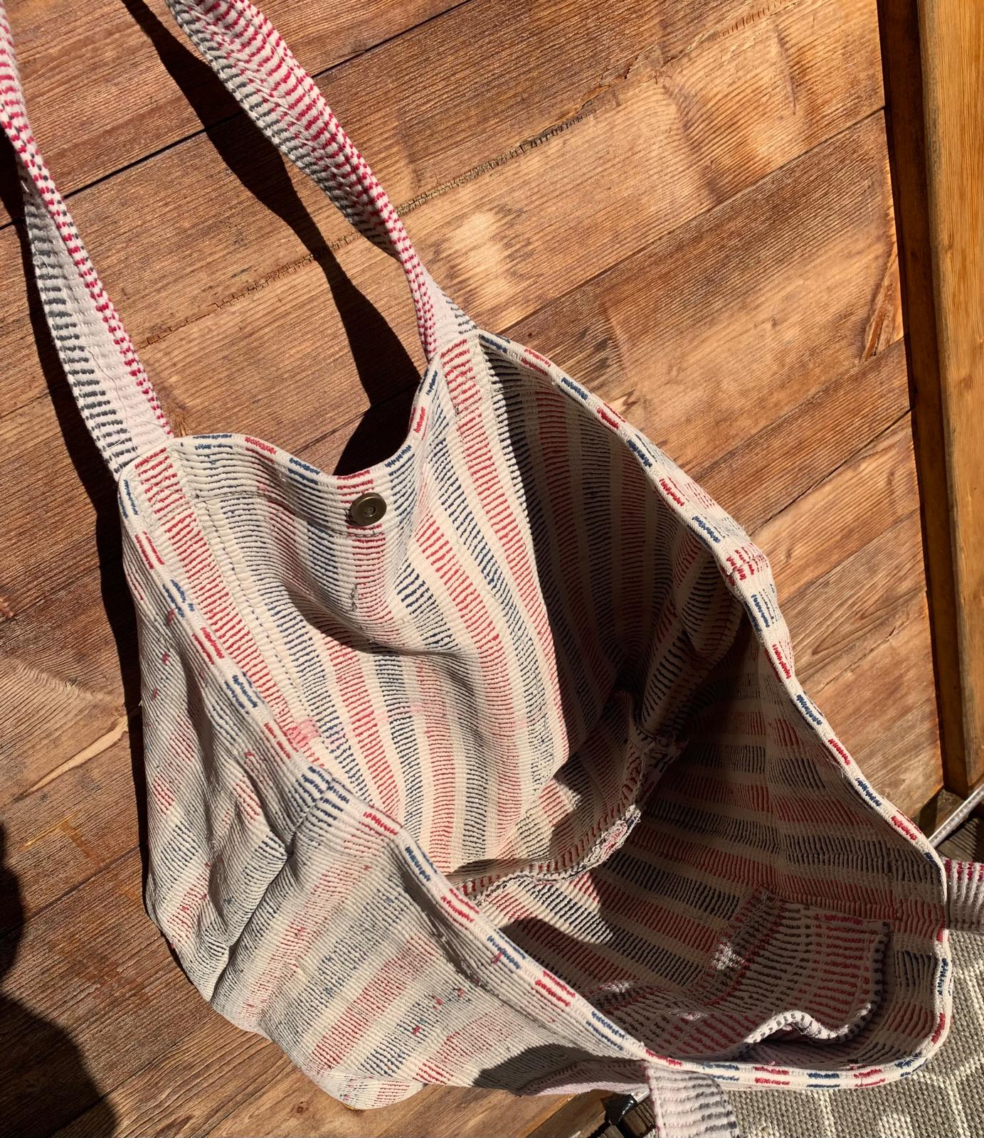 Grand sac cabas Kantha