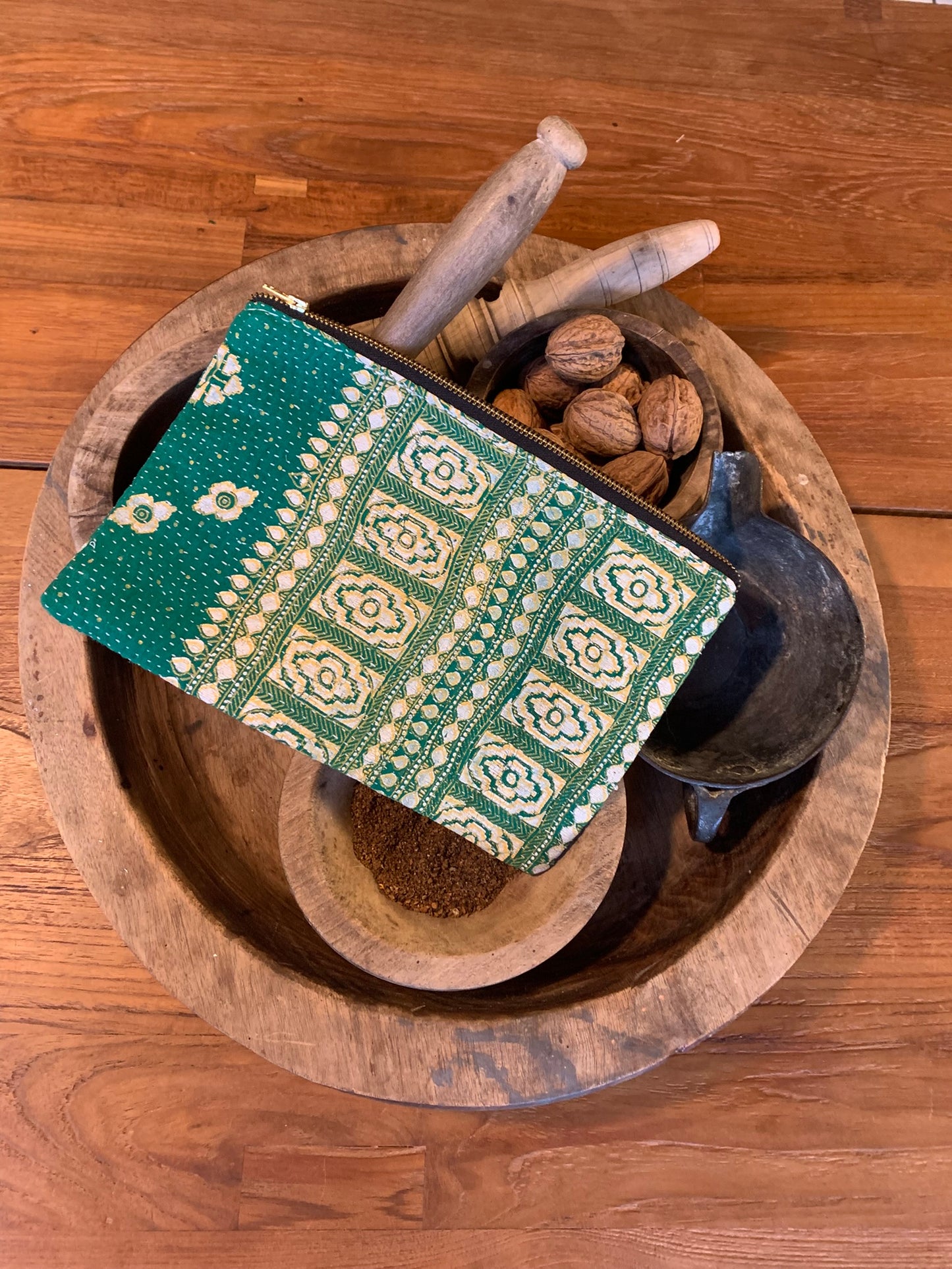 Pochettes moyenne kantha ancien 15X25cm