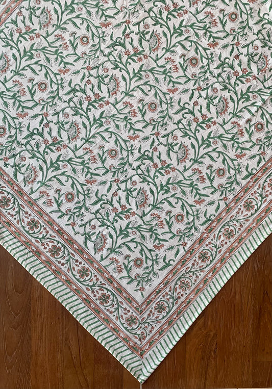 Block print tablecloths