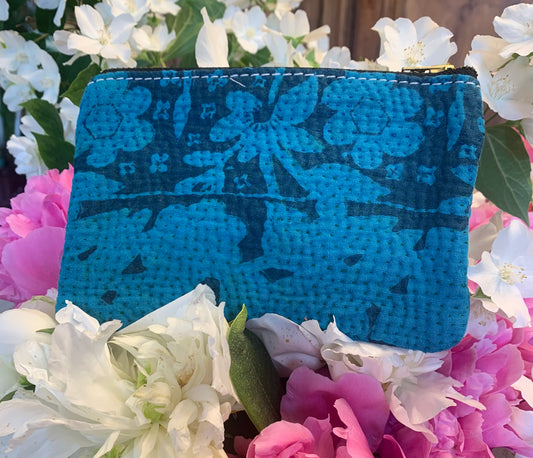 Petite pochette kantha ancien