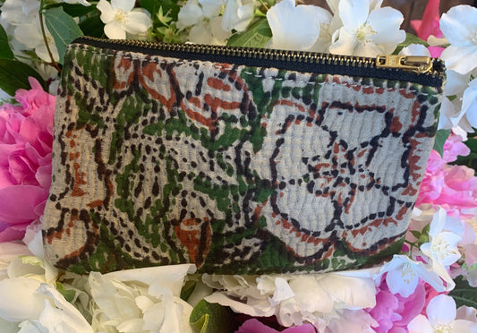 Petite pochette kantha ancien