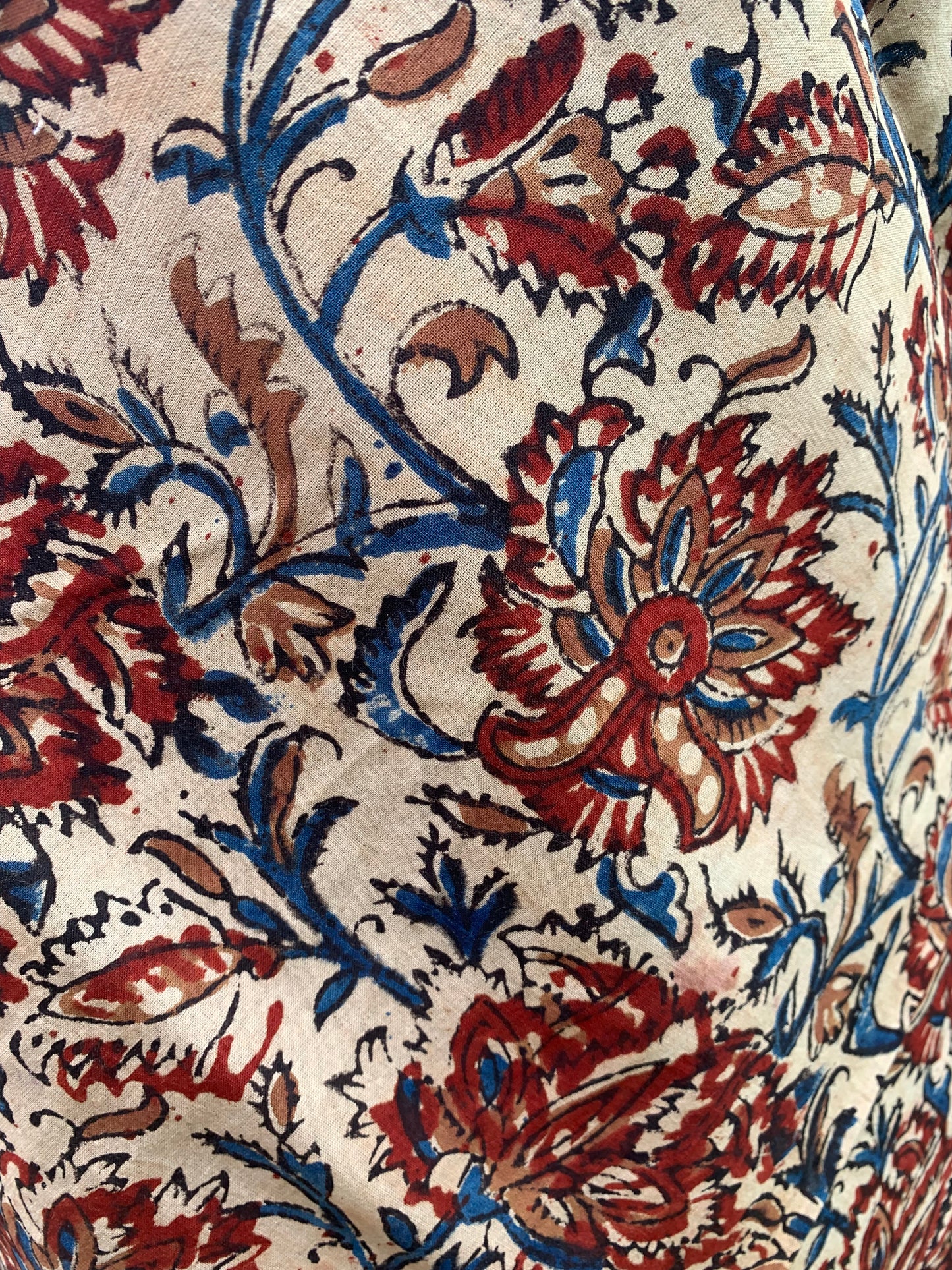 Paréo block print bagru