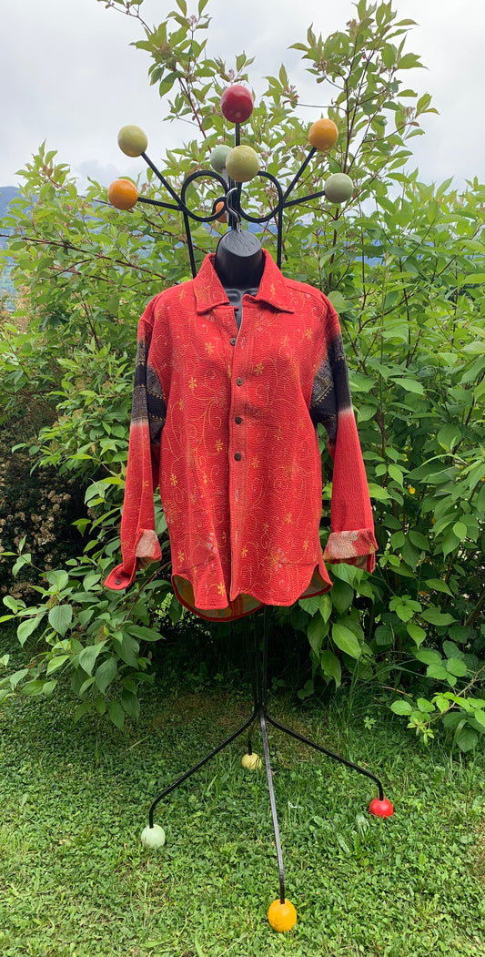 Veste chemise kantha