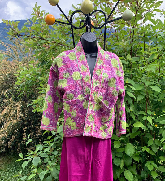 Veste courte kantha