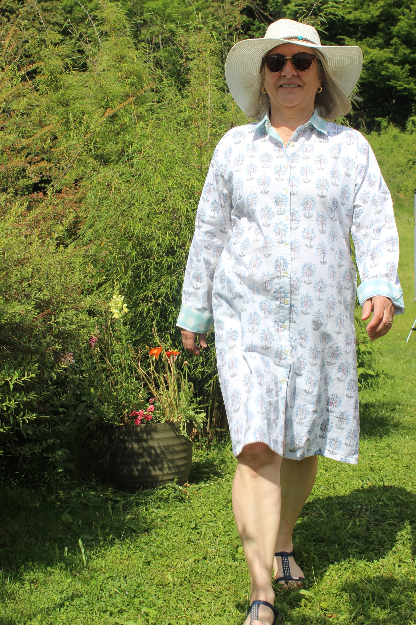 Robe "Jodhpur" bleue