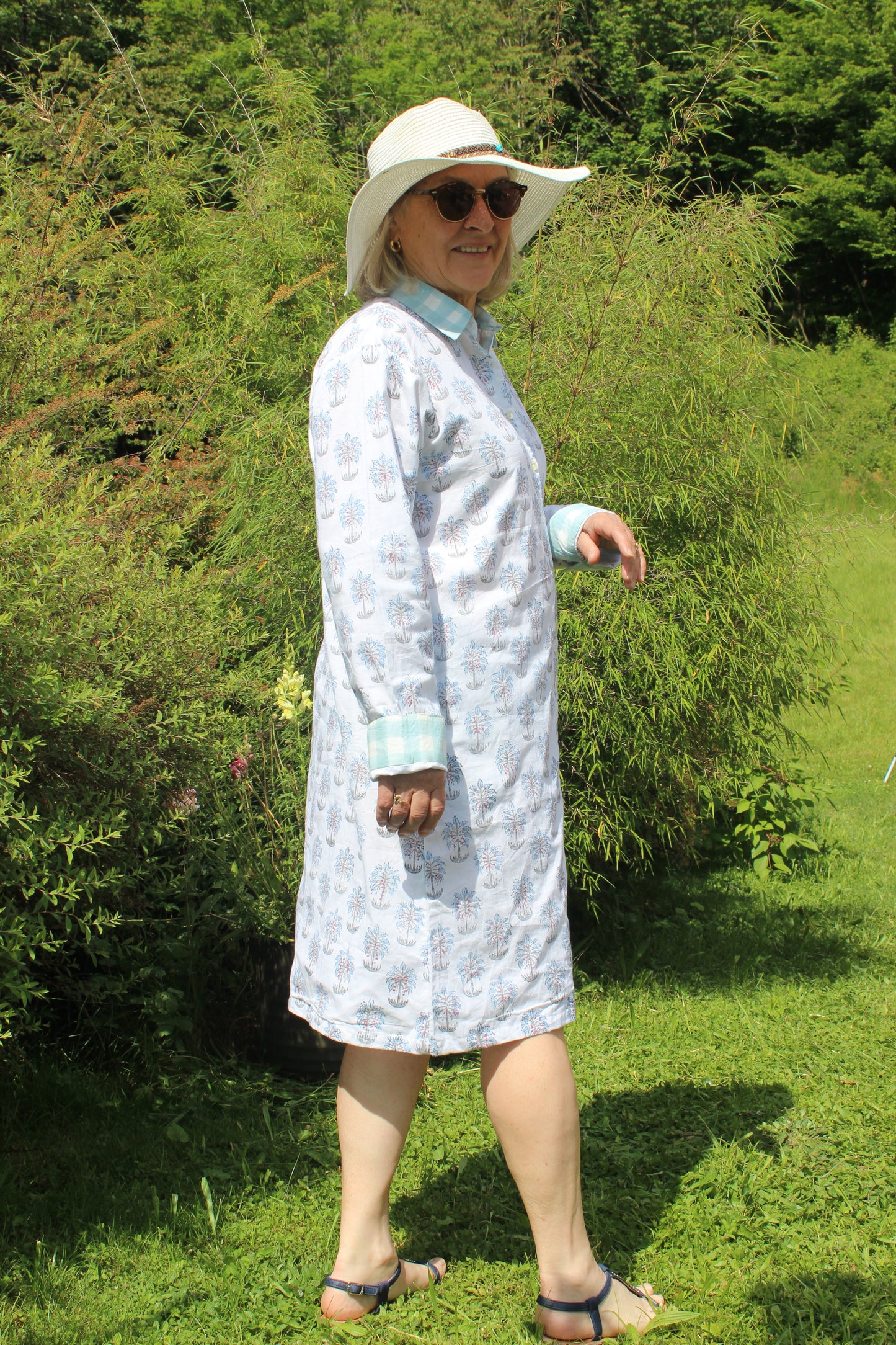 Robe "Jodhpur" bleue