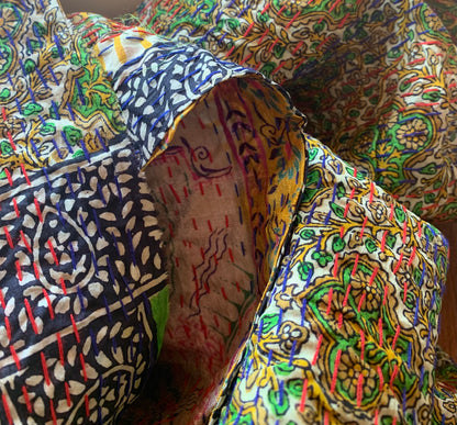 Kantha stoles