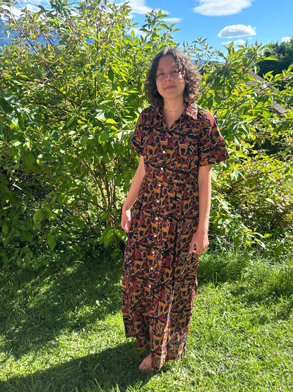 Robe "Delhi" Bagru (Disponible en 4 imprimés)