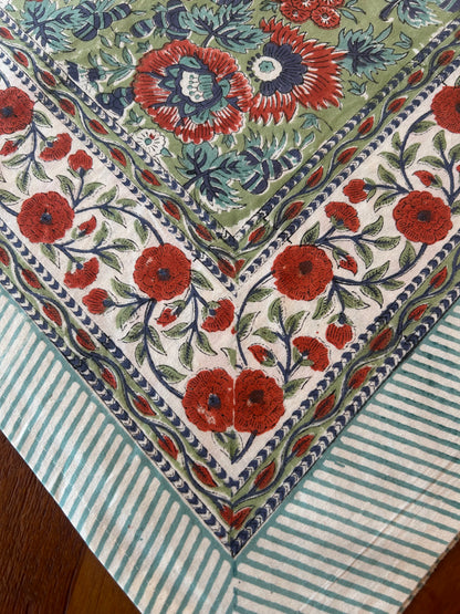 Nappe  "un champ de fleurs"