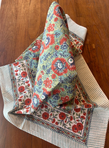 Nappe  "un champ de fleurs"