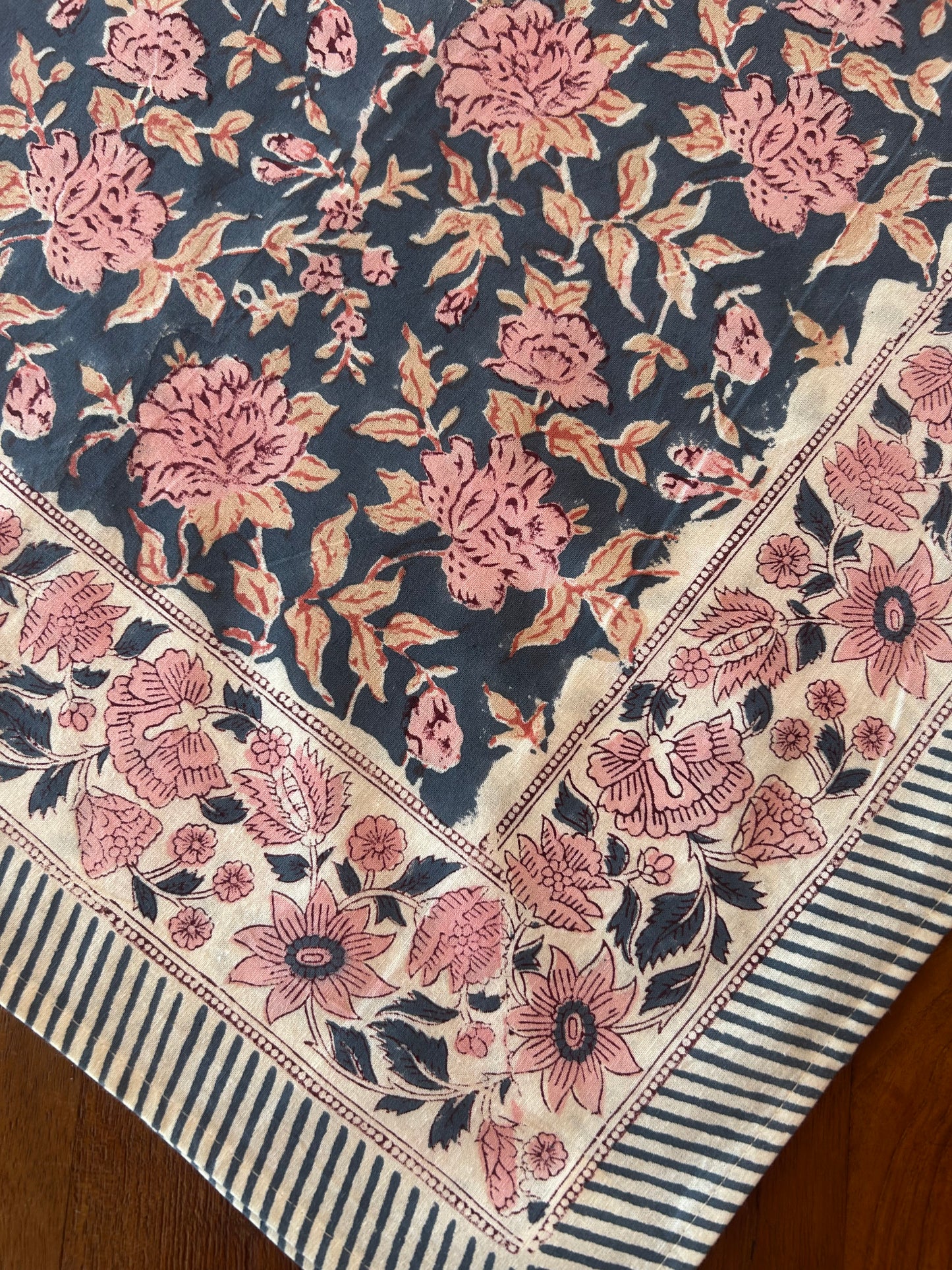 Block print tablecloths