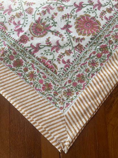Block print tablecloths