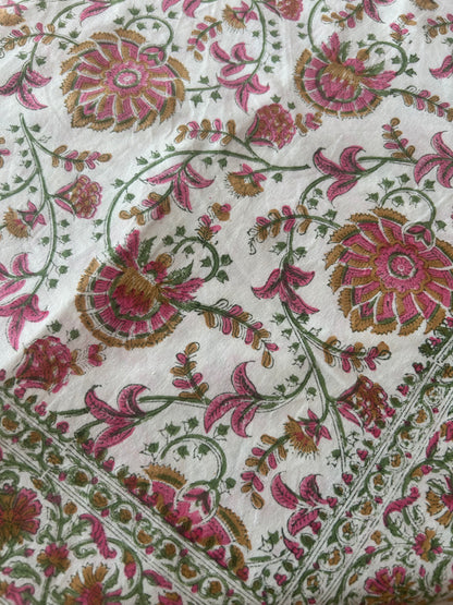 Block print tablecloths