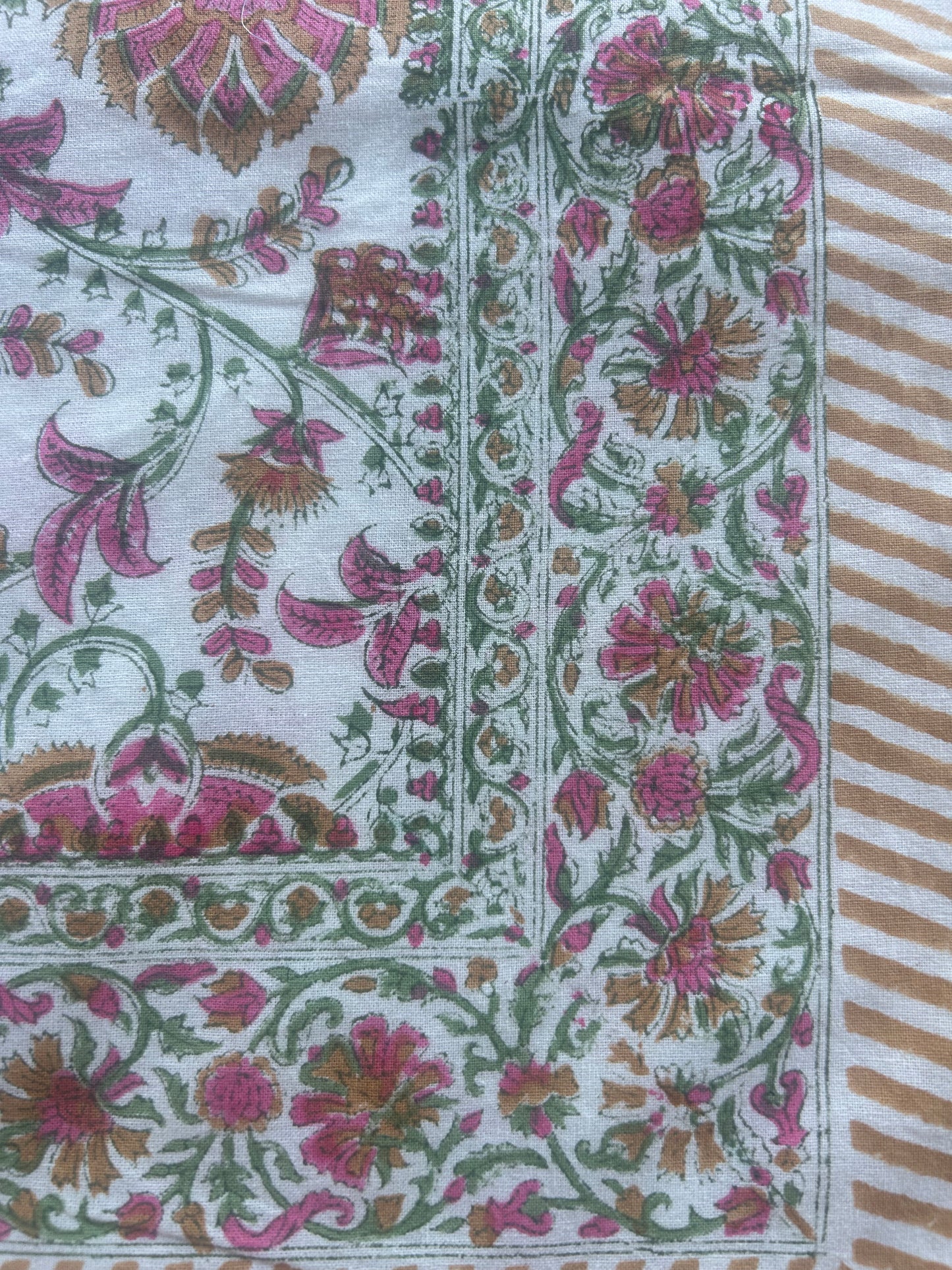 Block print tablecloths