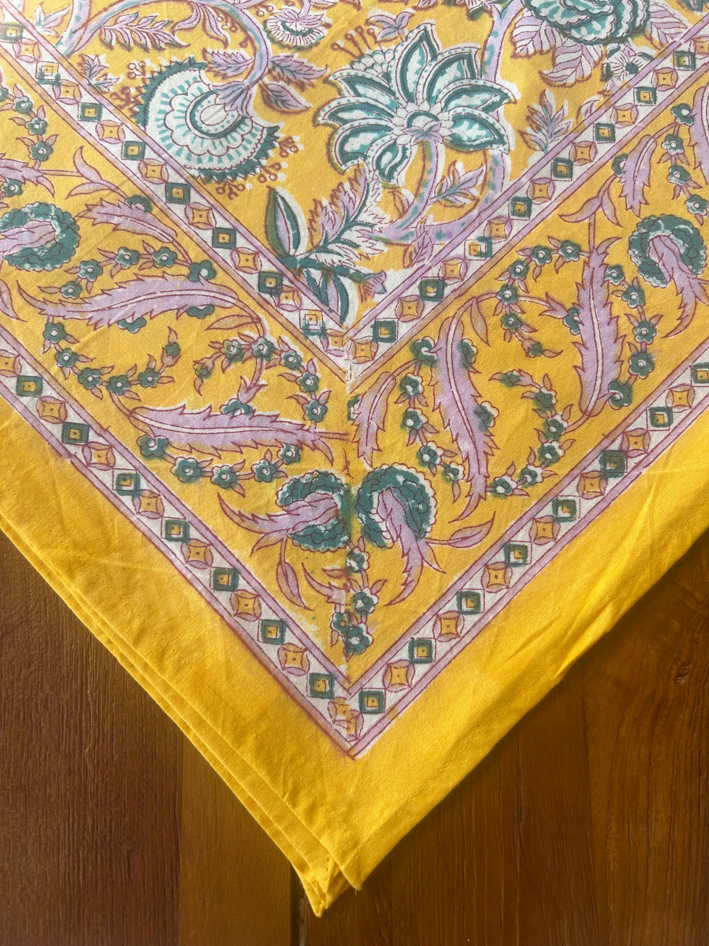 Block print tablecloths