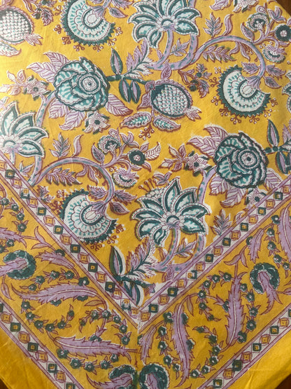 Block print tablecloths