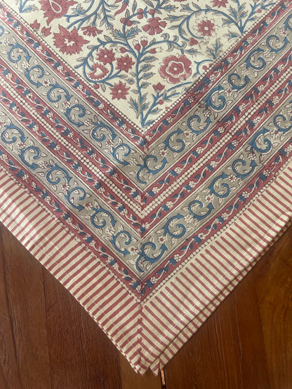 Block print tablecloths