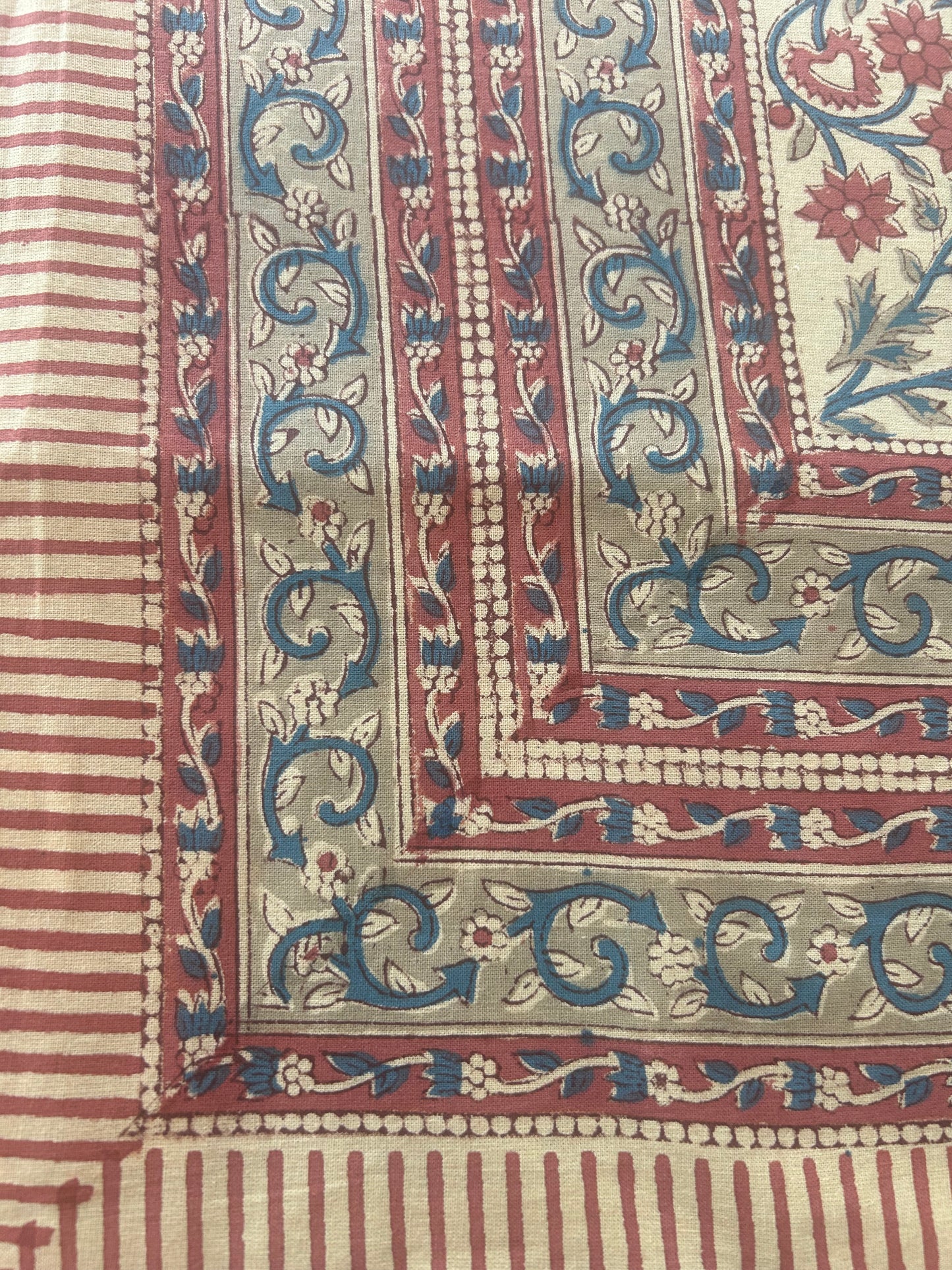 Block print tablecloths